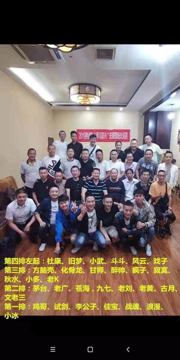 黔战队安顺站全家福